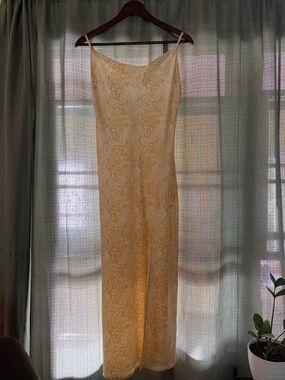 Yellow Paper Heart Dress